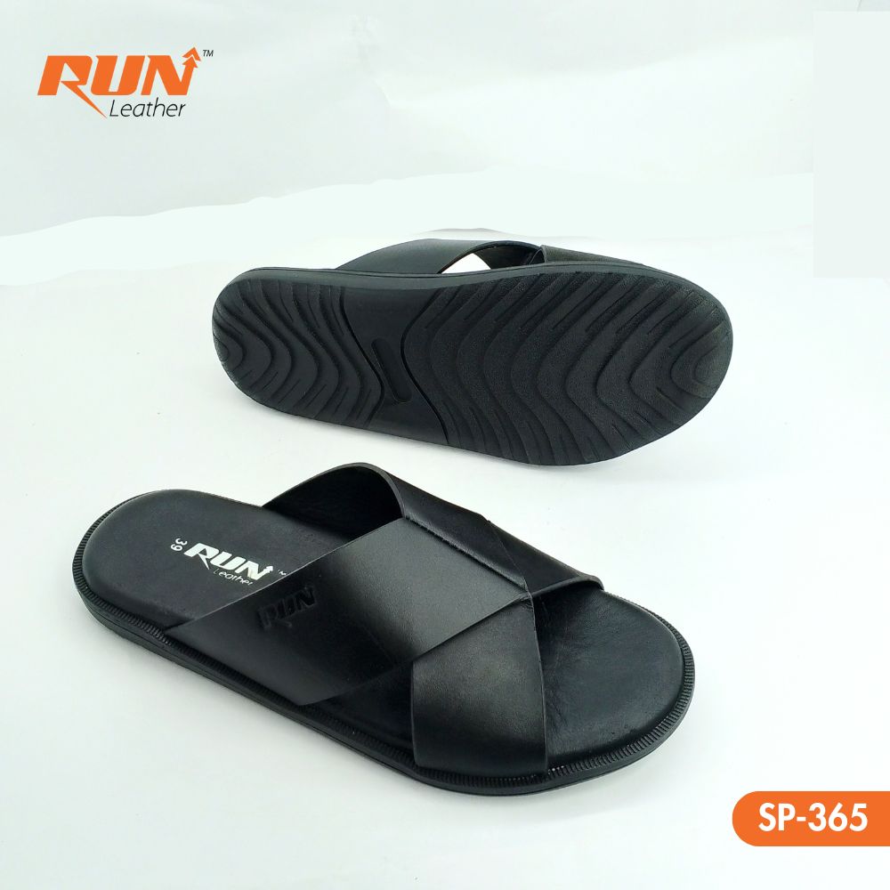Super Soft Cross Belt Sandals Black SP-365